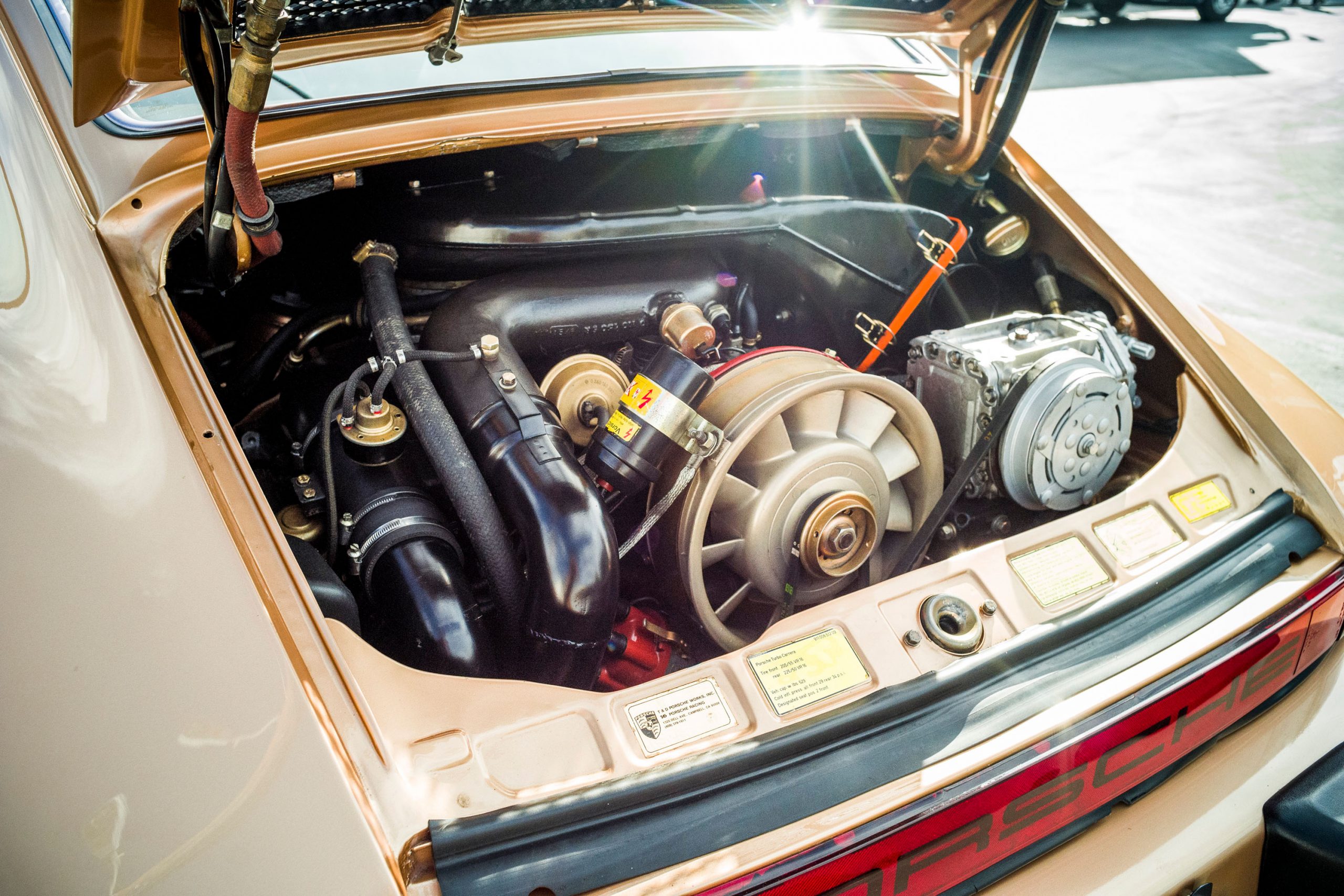 1977 Porsche 911 Turbo engine