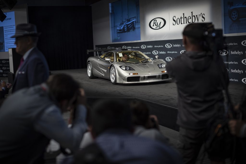 McLaren F1 auctioned at 2019 Pebble Beach Concours
