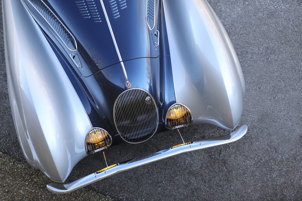 1938 Talbot Lago T150 C SSTC high angle front end