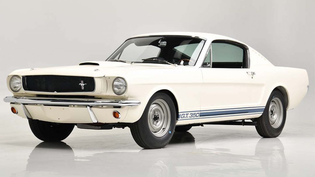 1965-Shelby-GT350 number 257 front three-quarter