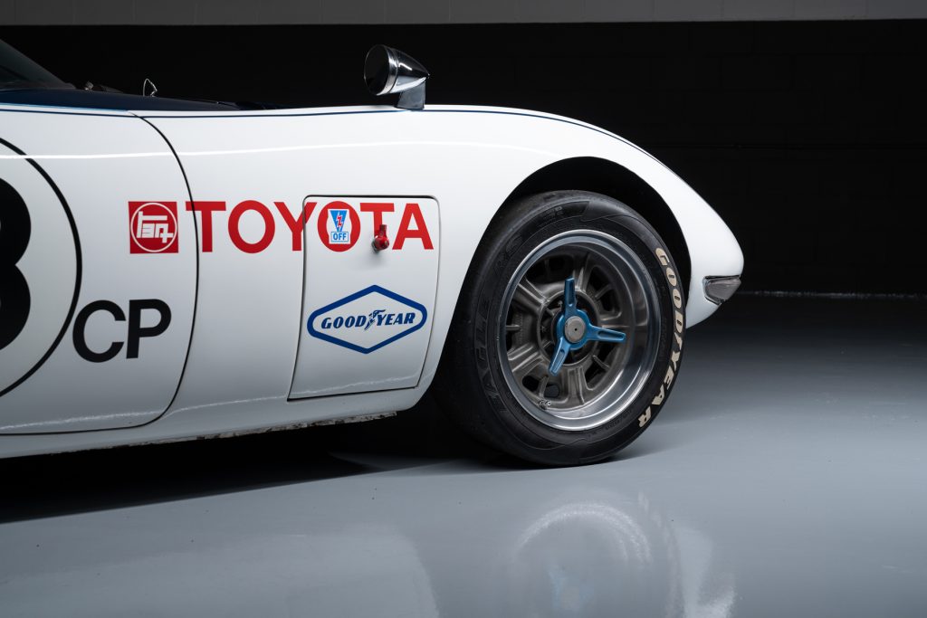 1967 Toyota Shelby 2000 GT front wheel quarter panel