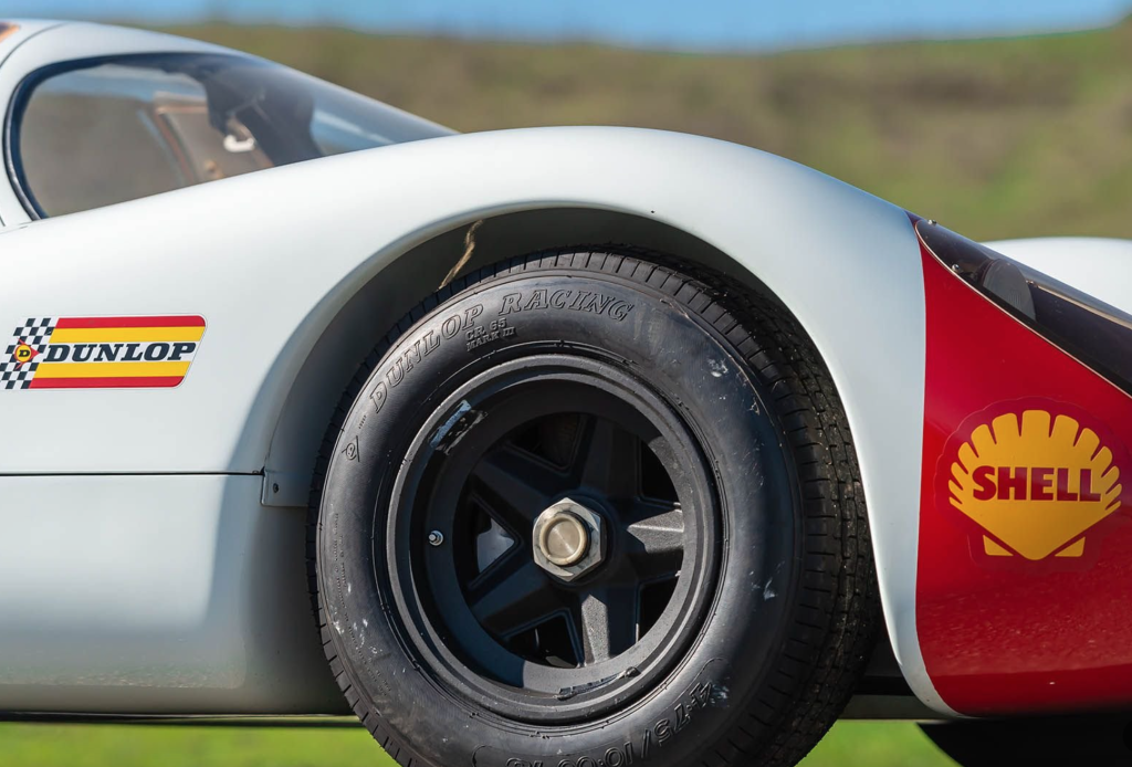 1968 Porsche 907 K Vic Elford race car front wheel tire