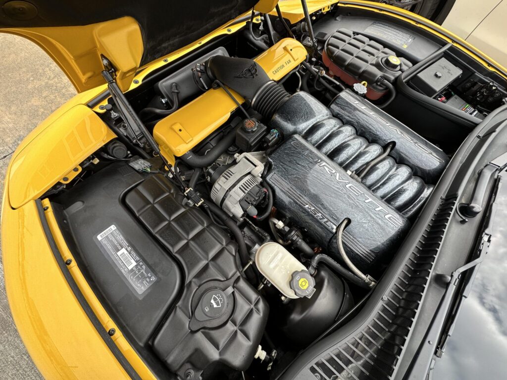 2003 Chevrolet Corvette low mile yellow engine